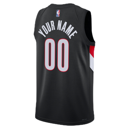 Portland Trail Blazers Black Icon Jersey Custom