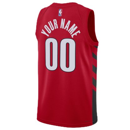 Portland Trail Blazers Red Statement Jersey Custom