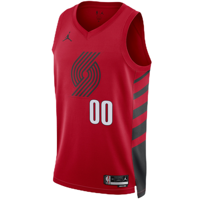 Portland Trail Blazers Red Statement Jersey Custom