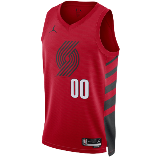 Portland Trail Blazers Red Statement Jersey Custom