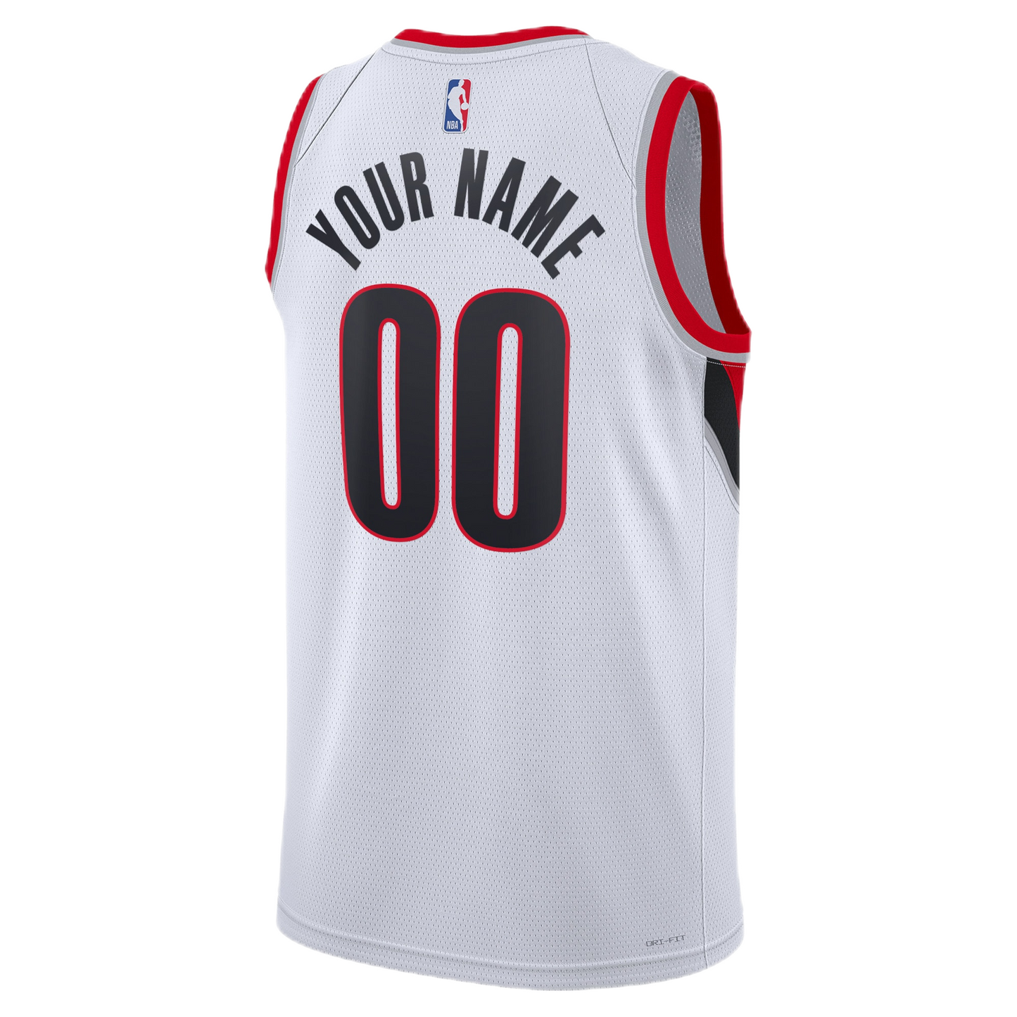 Portland Trail Blazers White Association Jersey Custom
