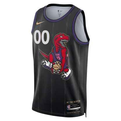 Toronto Raptors Black 2025-2026 City Edition Jersey Custom