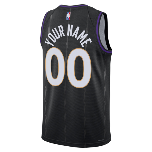 Toronto Raptors Black 2025-2026 City Edition Jersey Custom
