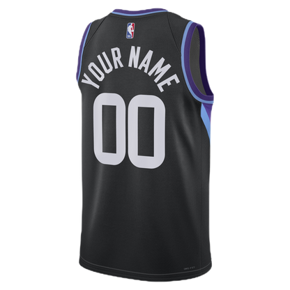 Utah Jazz Black Statement Jersey Custom