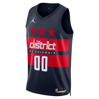 Washington Wizards Navy Statement Jersey Custom
