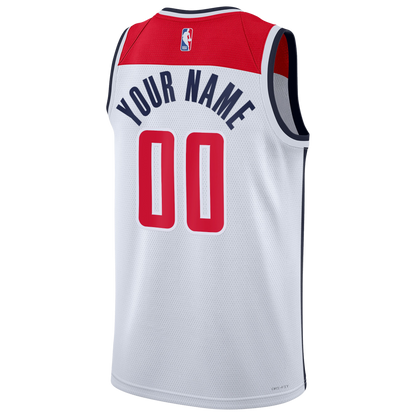 Washington Wizards White Association Jersey Custom