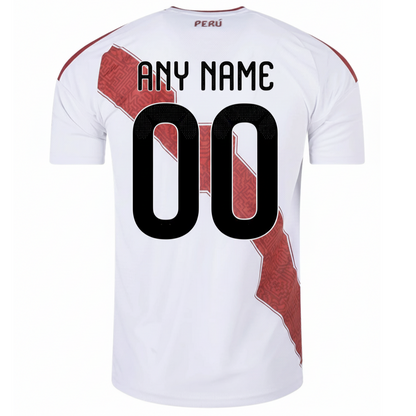 Peru 2026 Home Jersey Custom