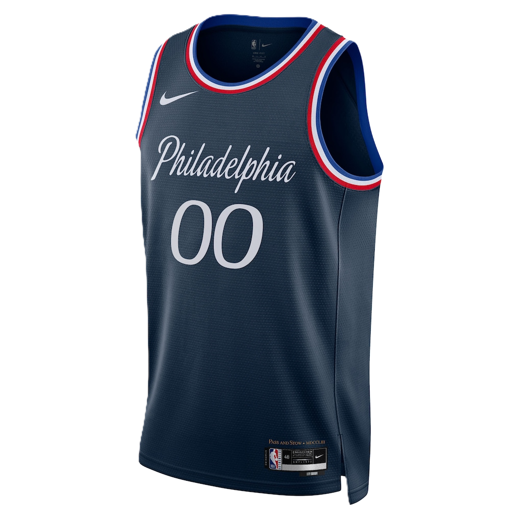 Philadelphia 76ers Navy 2025-2026 City Edition Jersey Custom