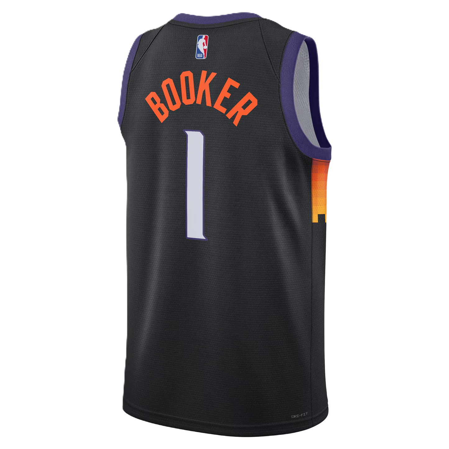 Phoenix Suns Black 2025-2026 City Edition Jersey Devin Booker #1