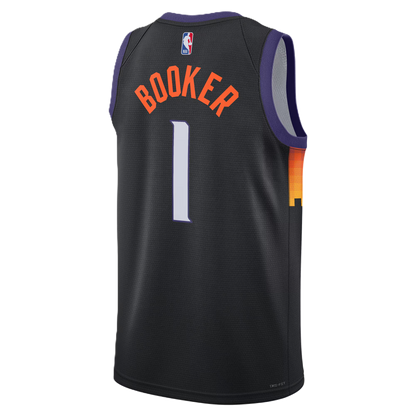 Phoenix Suns Black 2025-2026 City Edition Jersey Devin Booker #1