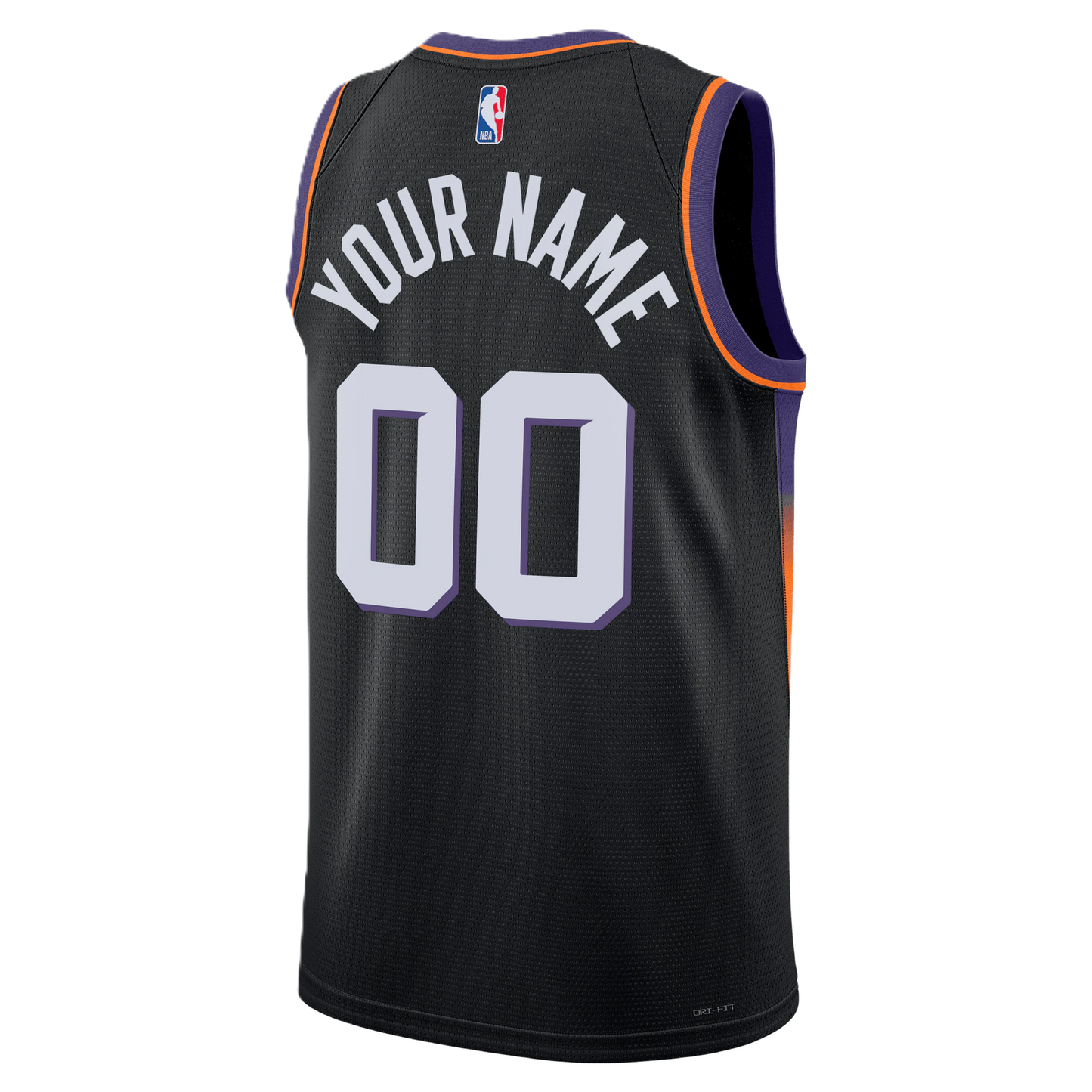 Phoenix Suns Black Statement Jersey Custom