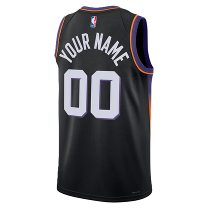 Phoenix Suns Black Statement Jersey Custom