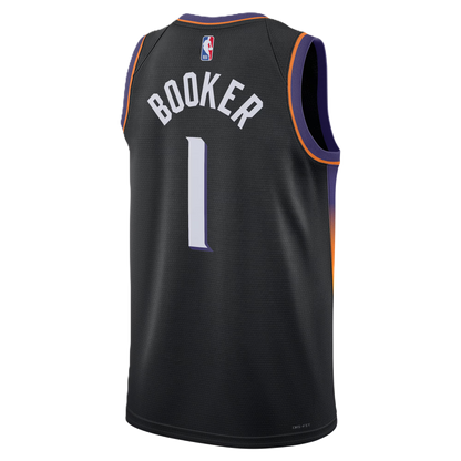 Phoenix Suns Black Statement Jersey Devin Booker #1