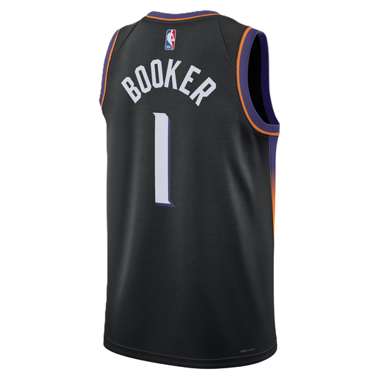 Phoenix Suns Black Statement Jersey Devin Booker #1
