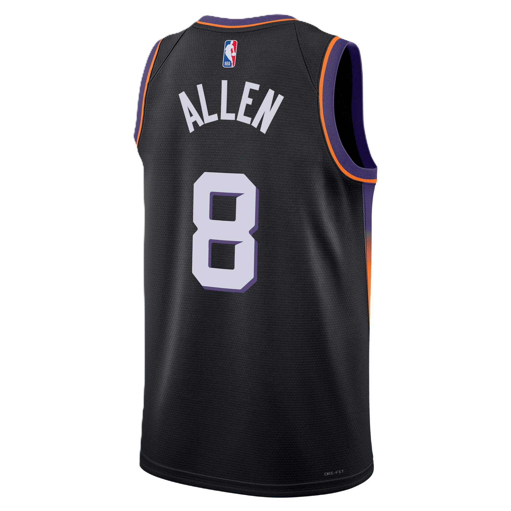 Grayson Allen Black Jersey, Phoenix Suns Statement Edition, Suns Gradient Jersey, #8 Allen Suns