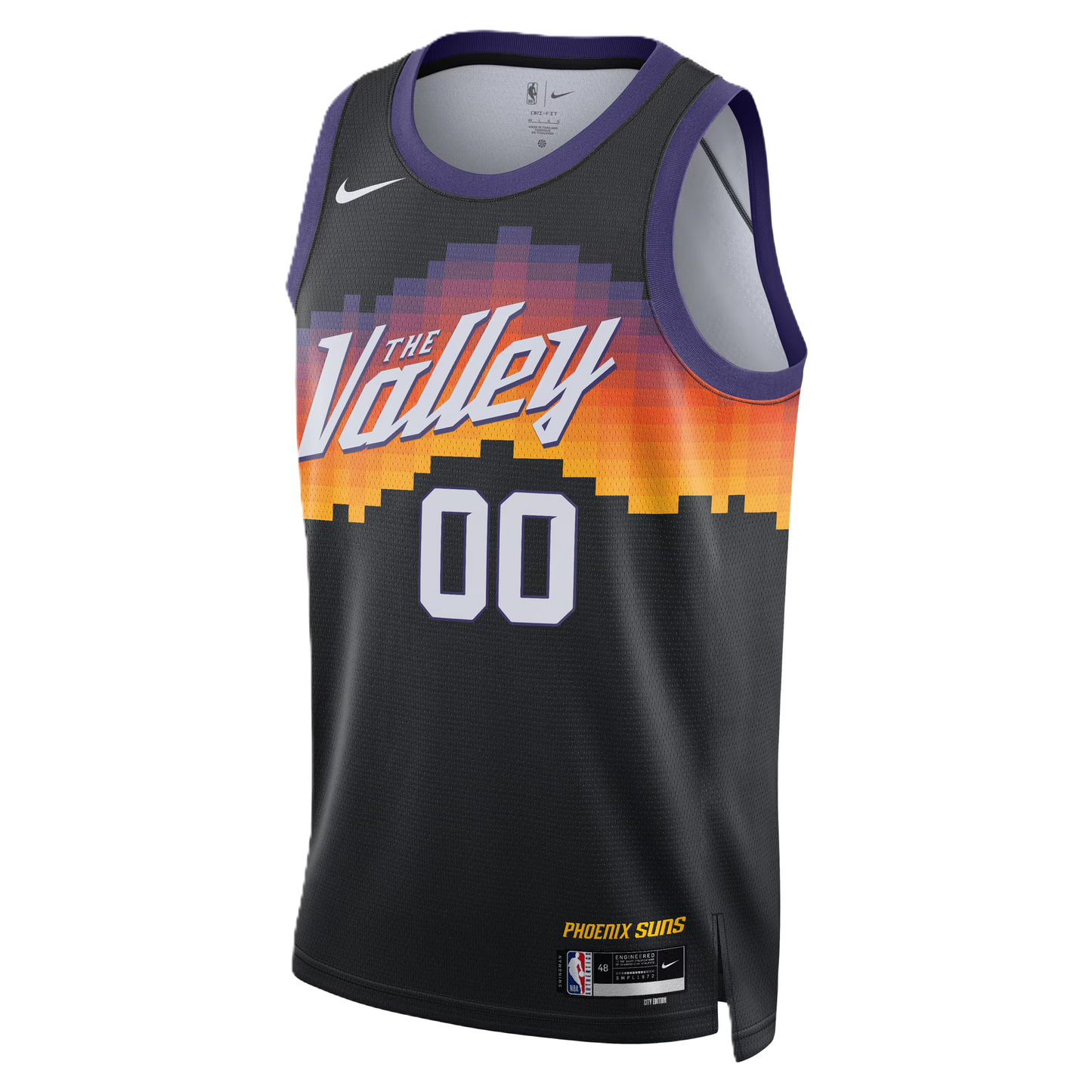 Phoenix Suns Black 2025-2026 City Edition Jersey Custom