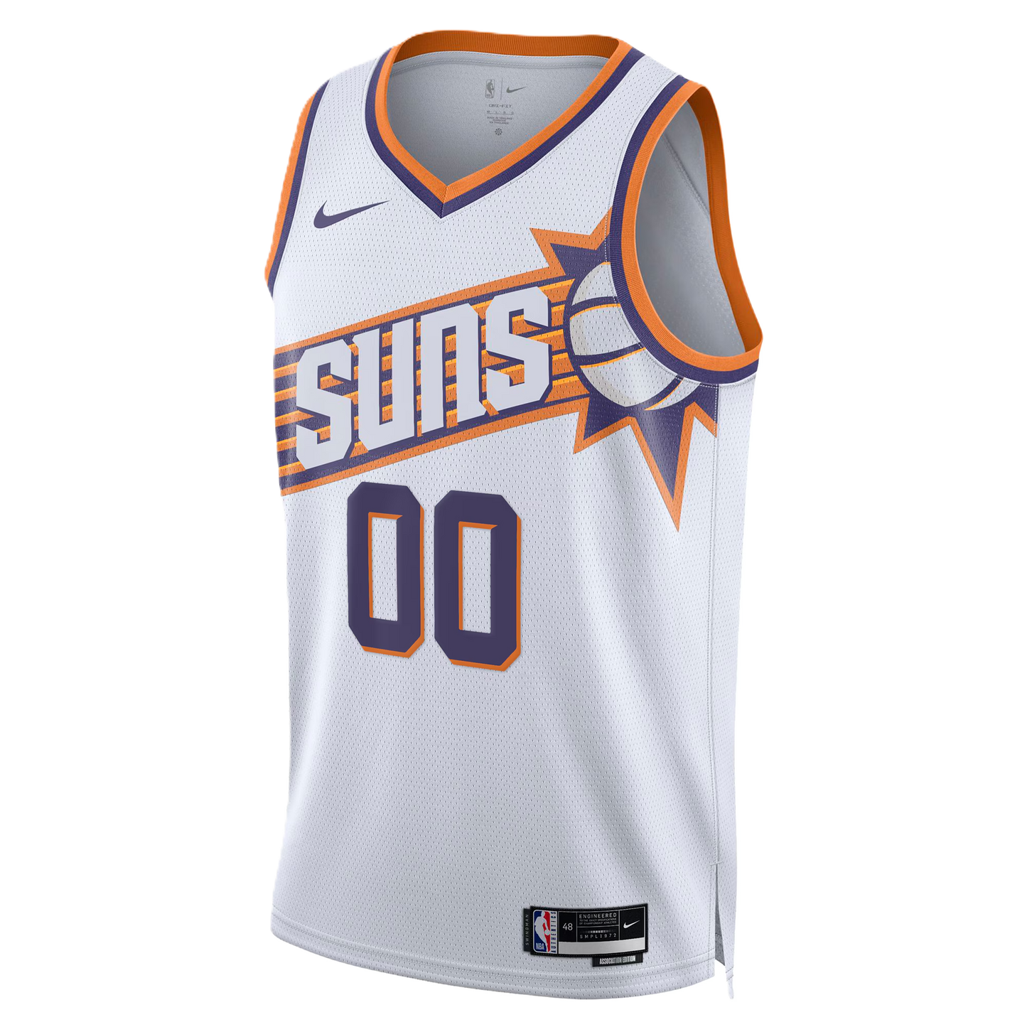 Phoenix Suns White Association Jersey Custom