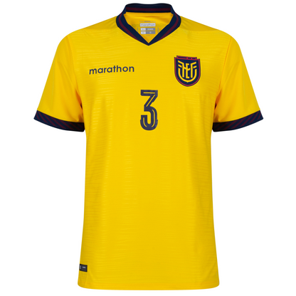 Ecuador 2026 Home Jersey Piero Hincapié #3