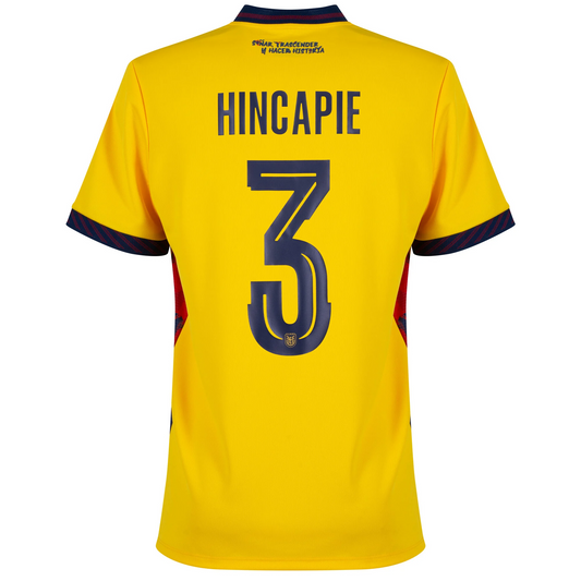 Ecuador 2026 Home Jersey Piero Hincapié #3