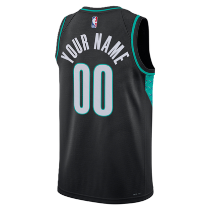 Portland Trail Blazers Black 2025-2026 City Edition Jersey Custom