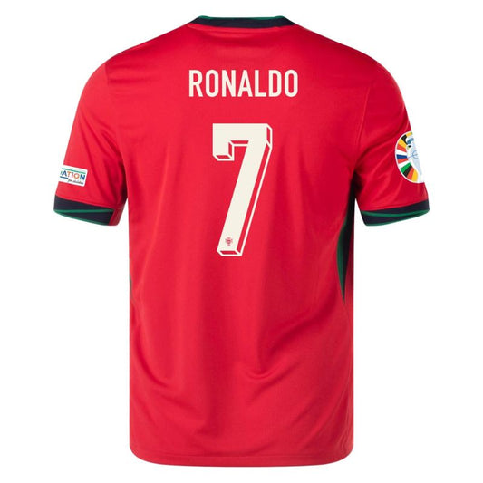 Portugal 2024 Home Jersey Ronaldo #7 back