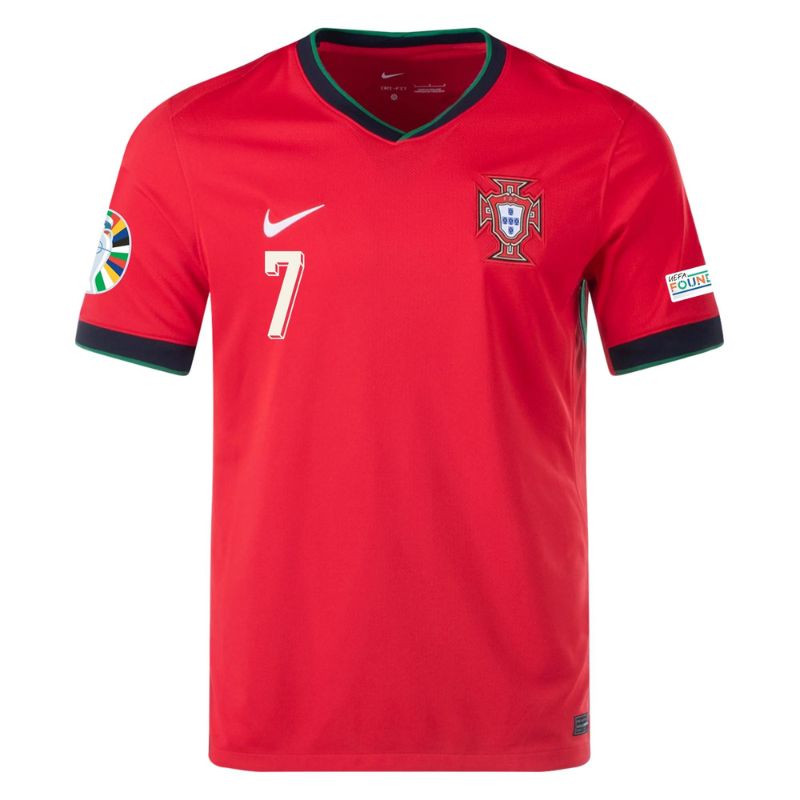 Portugal 2024 Home Jersey Ronaldo #7 front