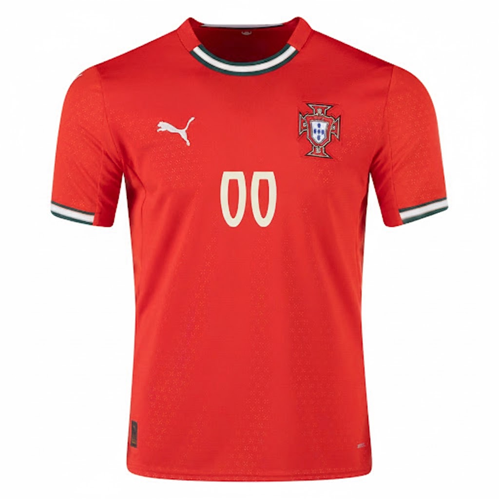 Portugal 2025 Home Jersey Custom