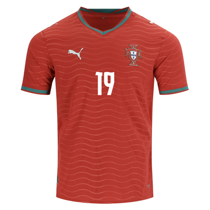 Portugal 2026 Home Jersey Nuno Mendes #19
