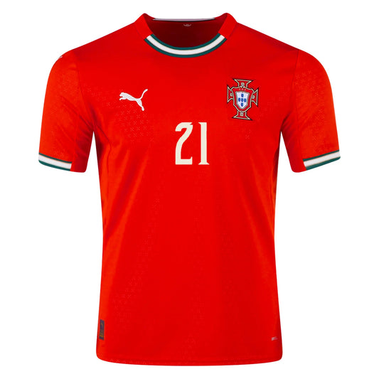 Portugal 2025 Home Jersey Diogo Jota #21