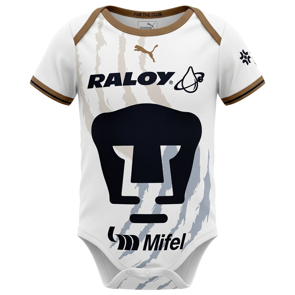 Pumas UNAM 26/27 Away Baby Onesie Bodysuit