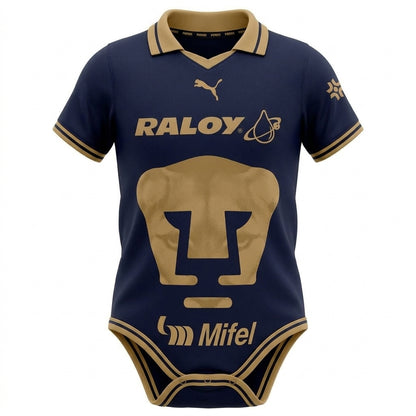 Pumas UNAM 26/27 Home Baby Onesie Bodysuit