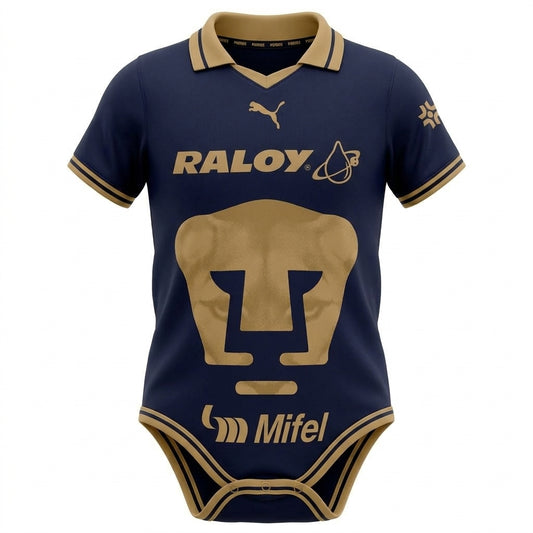 Pumas UNAM 26/27 Home Baby Onesie Bodysuit