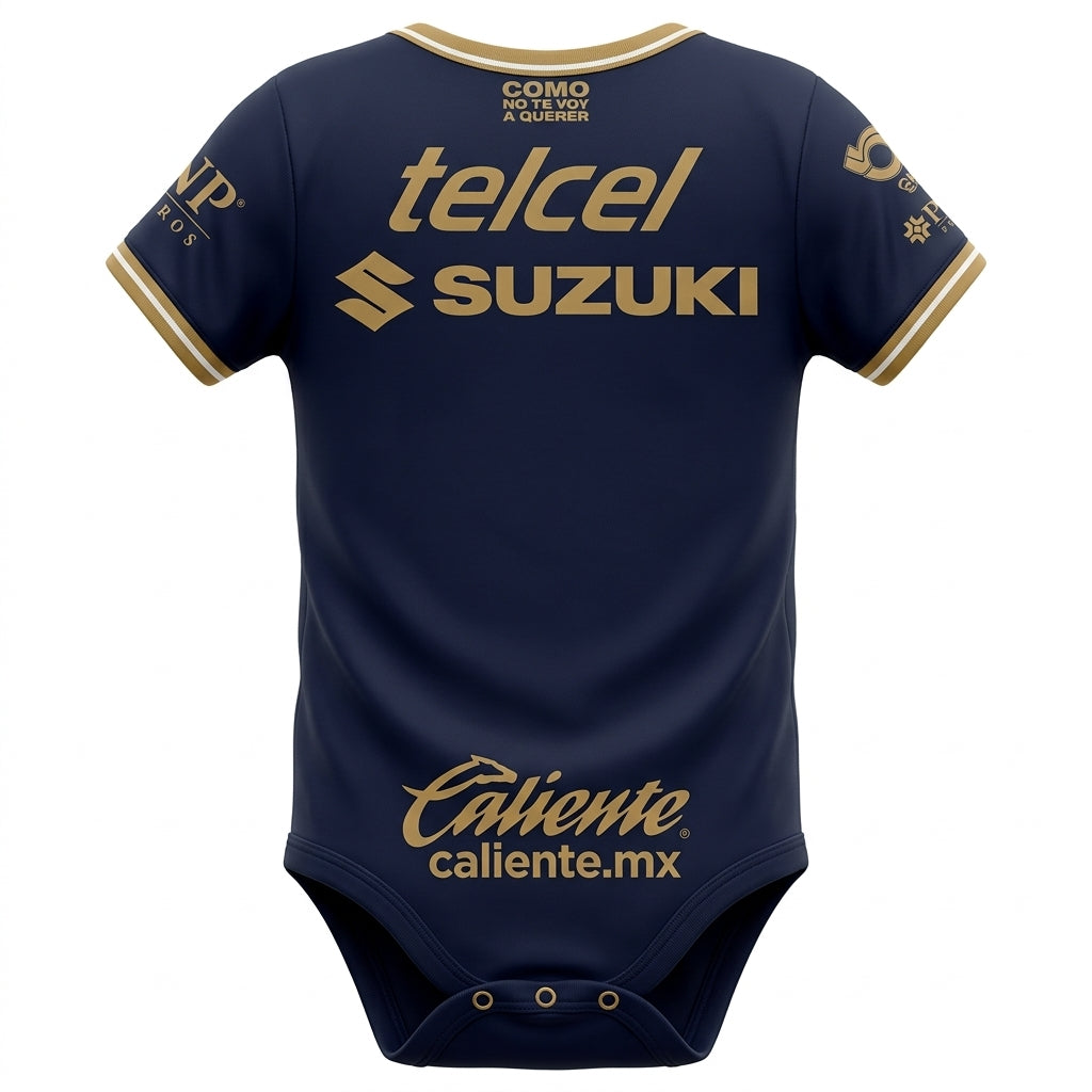Pumas UNAM 26/27 Home Baby Onesie Bodysuit