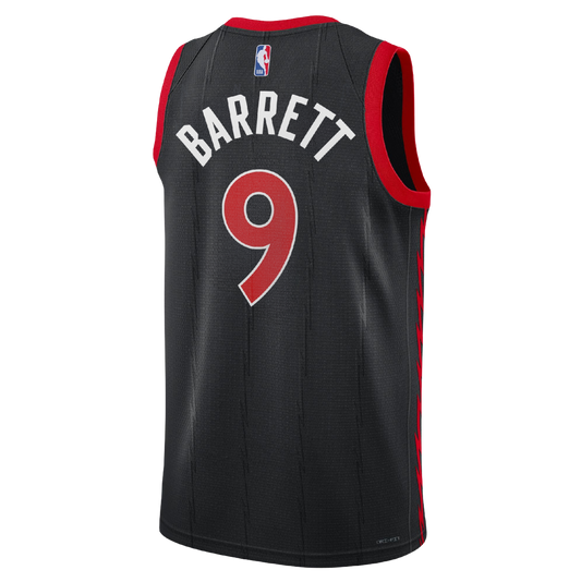 Toronto Raptors Black Statement Jersey RJ Barrett #9