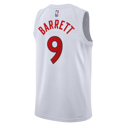 Toronto Raptors White Association Jersey RJ Barrett #9