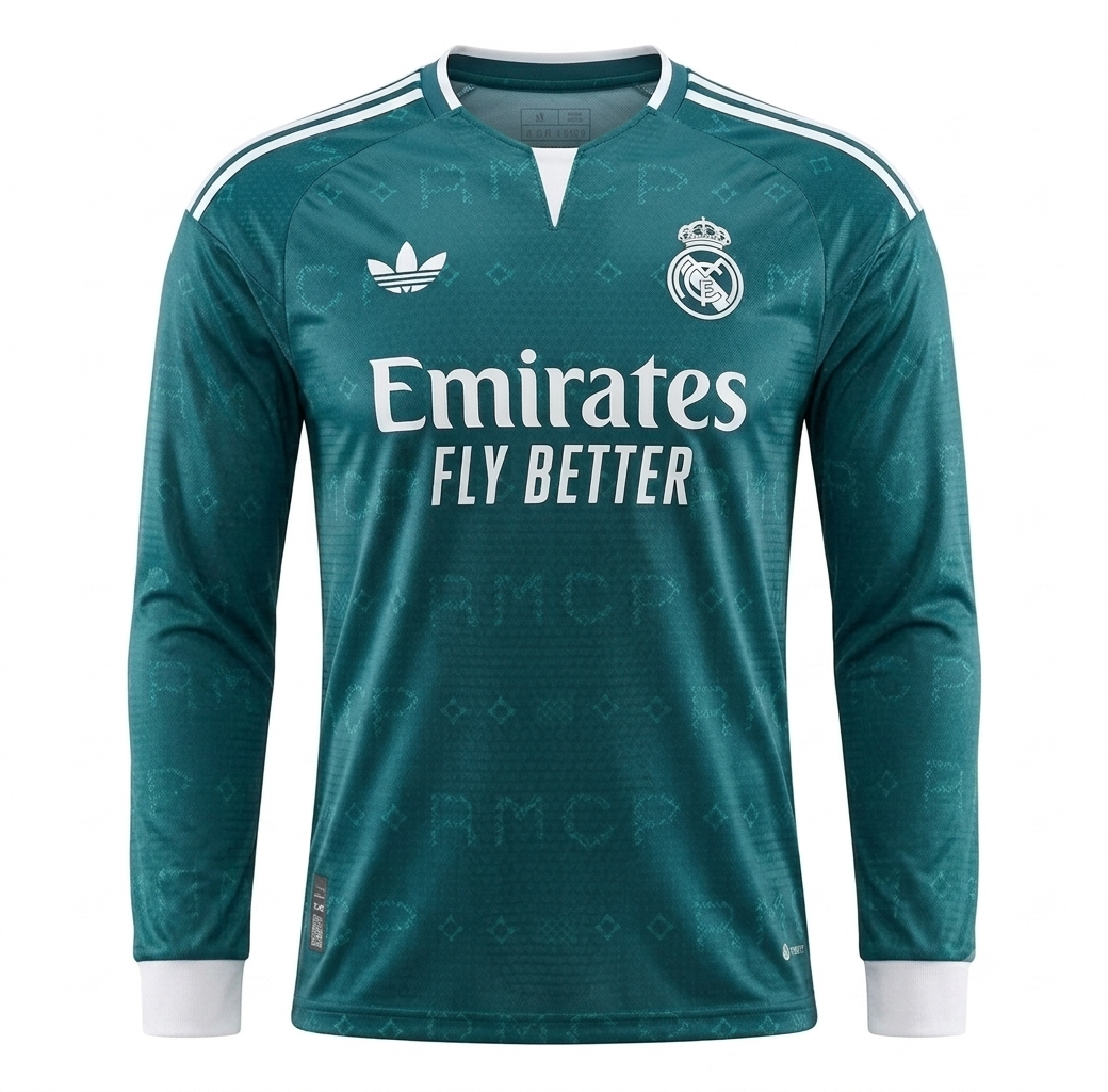 Real Madrid 26/27 Away Long Sleeve Jersey