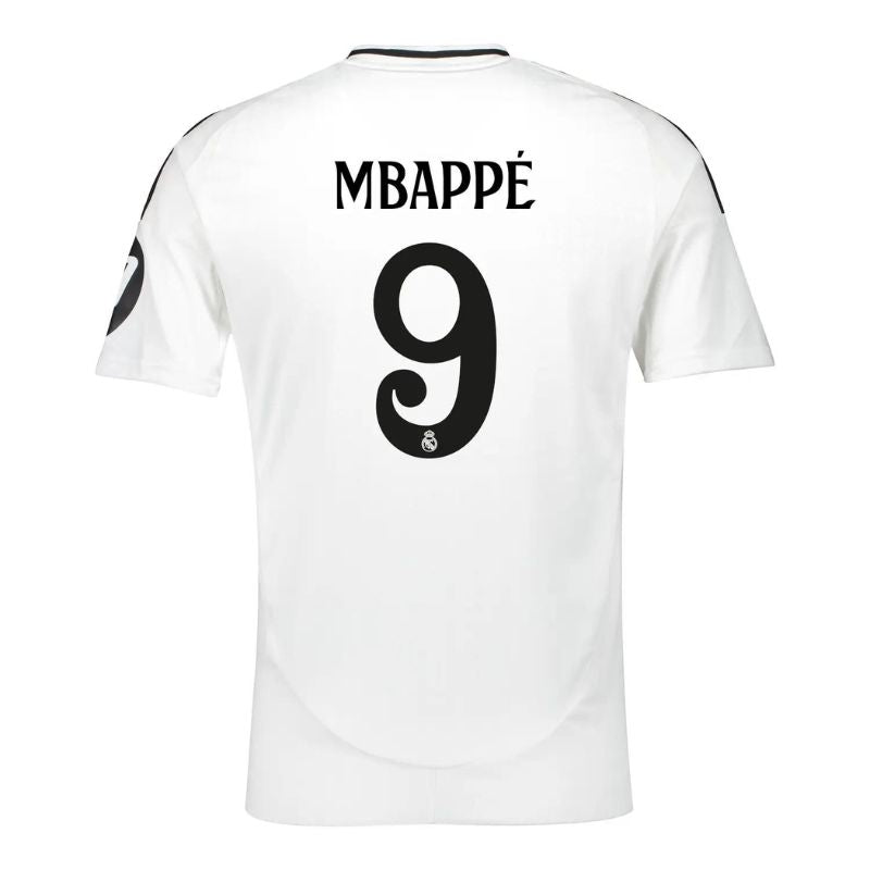 Real Madrid 24/25 Home Jersey Mbappe #9 back