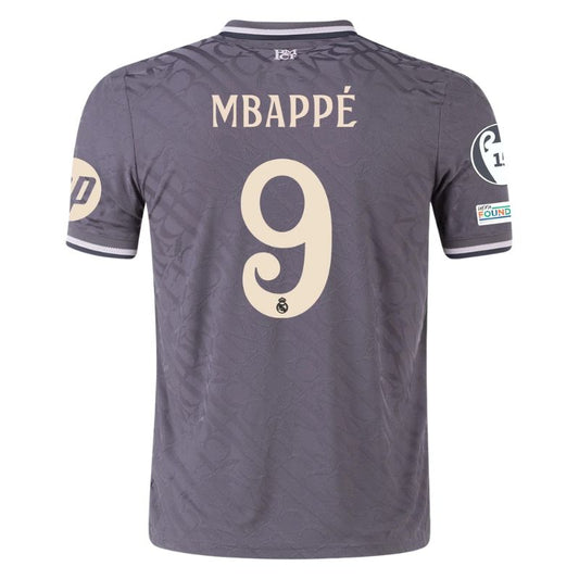 Real Madrid 24/25 Third Jersey Mbappe #9 back