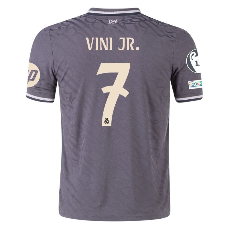 Real Madrid 24/25 Third Jersey Vini Jr. #7 back