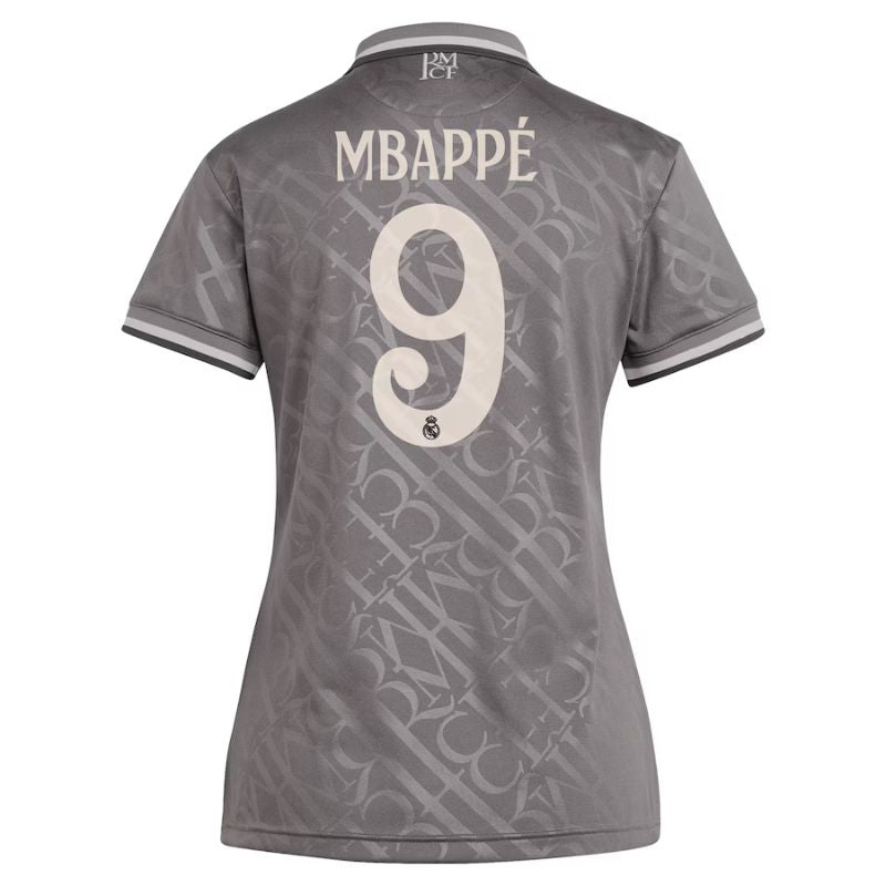 Real Madrid 24/25 Third Jersey Women Mbappe #9 back