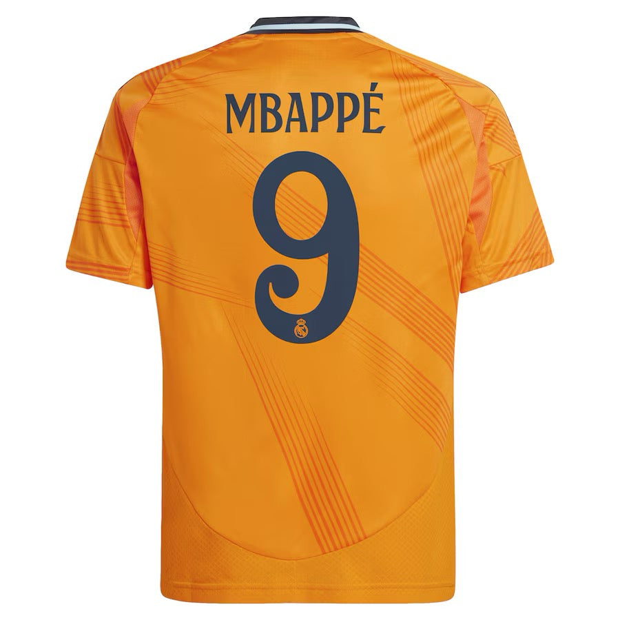 Real Madrid 24/25 Away Jersey Mbappe #9 back