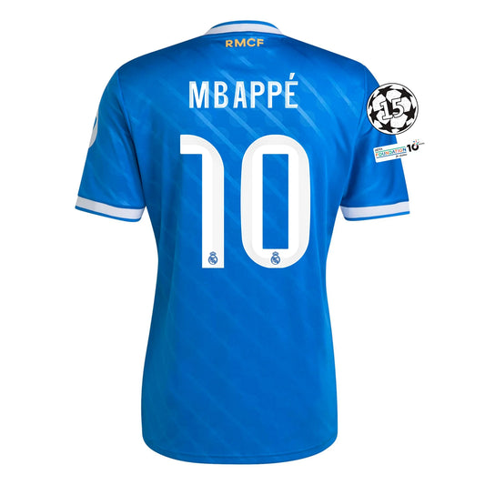 Real Madrid 25/26 Third Jersey Kylian Mbappe #10 (Blue)