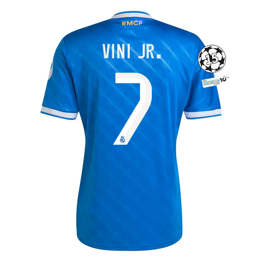 Real Madrid 25/26 Third Jersey Vini Jr #7 (Blue)