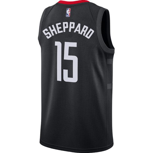 Houston Rockets Black Statement Jersey Reed Sheppard #15