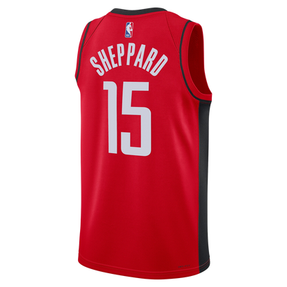 Houston Rockets Red Icon Jersey Reed Sheppard #15