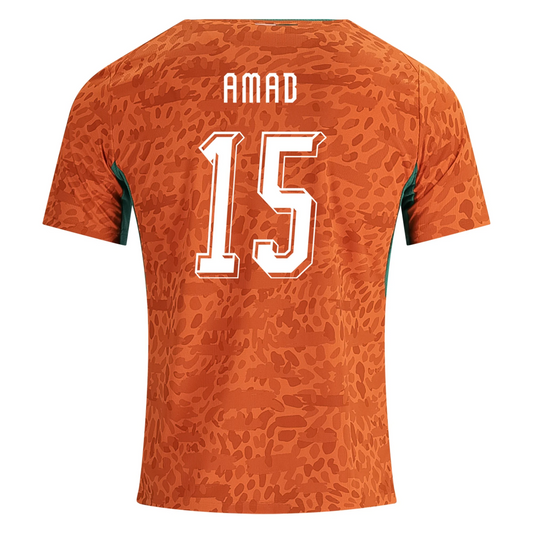 Ivory Coast 2026 Home Jersey Amad Diallo #15