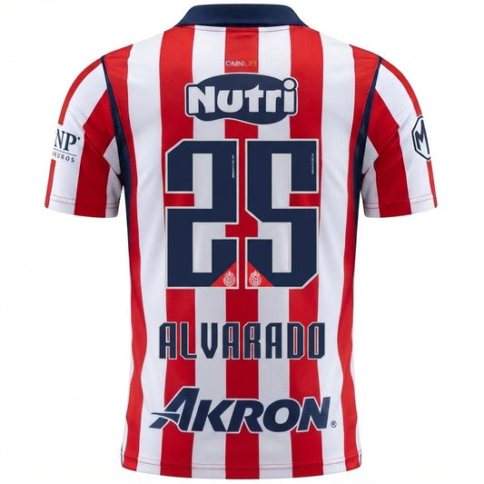 Chivas De Guadalajara 26/27 Home Jersey Alvarado #25