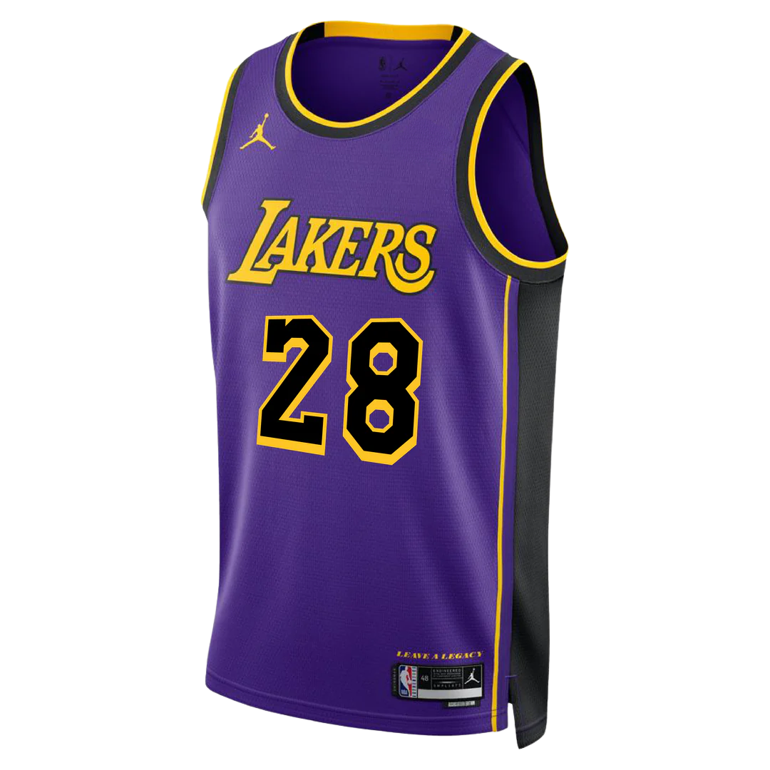Los Angeles Lakers Purple Statement Jersey Rui Hachimura #28