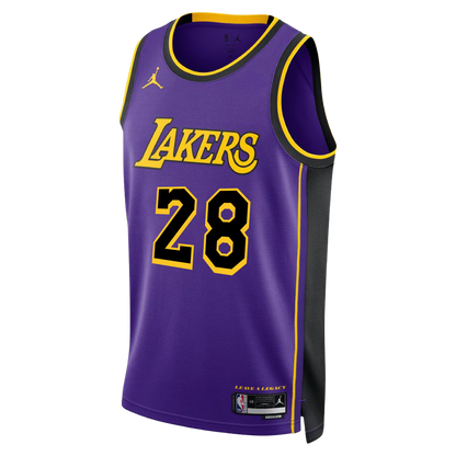 Los Angeles Lakers Purple Statement Jersey Rui Hachimura #28