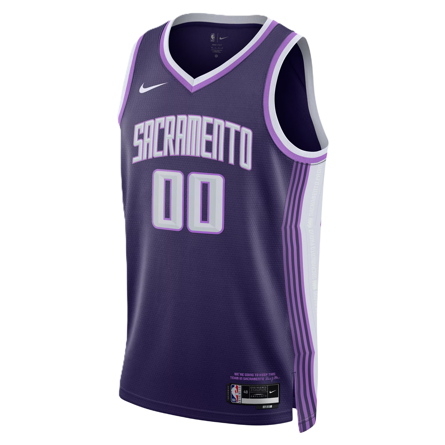 Sacramento Kings Purple 2025-2026 City Edition Jersey Custom